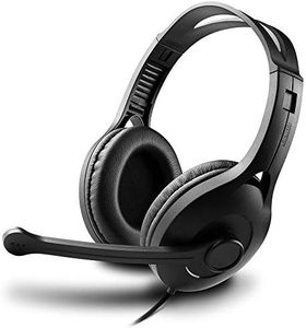 Edifier K800 USB Computer Headset with Microphone – Noise Cancelling Microphone Rotates 120 Degrees for Clear Voice Pick, Adjustable Microphone, Ideal for Office, Education