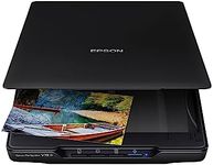 Epson Perfection V19 II Color Photo and Document Flatbed Scanner with 4800 dpi Optical Resolution, USB Power and High-Rise, Removable Lid