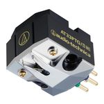 Audio Technica AT33PTG/2 Dual Moving Coil Cartridge (Black/Silver)