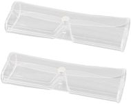 uxcell 2 Pcs Clear Plastic Eyeglass