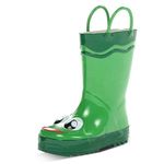 Western Chief Frog Rain Boot (Toddler/Little Kid/Big Kid),Green,7 M US Toddler