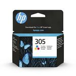 HP 3YM60AE 305 Original Ink Cartridge, Tri-Colour, Single Pack