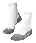 FALKE Men's RU4 Endurance M SO Cotton Anti-Blister 1 Pair Running Socks, White (White-Mix 2020), 8-9