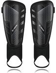 Shin Pads Boys Certified Airsfish Kids Shin Pads with Ankle Protection,High Strength Shin pads,Breathable Non Slip Extended Adjustable Straps,Protective Football Equipment for Boys and Girls