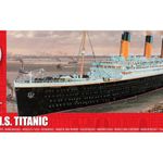 Airfix RMS Titanic 1:400 Passenger Ship Plastic Model Gift Set with Paint and Glue A50146A