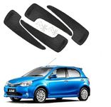 GS Grow n Shine Car Mud Flaps Mud Guard (Set of 4 Pcs) for Toyota ETIOS/Liva T-II