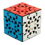 Cubelelo Drift Gear 3x3 Stickerless Cube Speed Cube | Twisty Magic Cube | Toy for Kids & Adults | Magic Speedy Stress Buster Brainstorming Puzzle 3x3x3 Gear Cube (Multicolor)