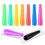 2.1'' Premium Hookah Tips Disposable Hookah Mouth Tips Individual Wrapped Mixed Colors Mouth Tips (D*100)