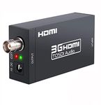 Rec Trade HDMI to SDI Converter, HDMI to SD-SDI HD-SDI 3G-SDI Audio Video Adapter, Support 1080P 1080I for Camera Home Theater Monitor. (RTT-CVT-0217)