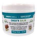 Chick'n Balm- Healing Ointment-for All Poultry Legs, Wounds and Combs - with Healing Essential Oils and Sulfur, 4 Oz (113g).