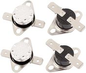 uxcell 4PCS KSD301 125C 257F NC Thermostat Temperature Thermal Control Switch