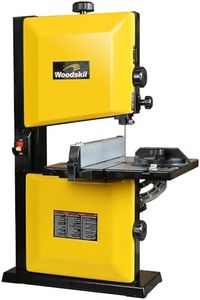 Woodskil 3-Amp 9-Inch Band Saw, 2500FPM Benchtop Bandsaw with Removable Safty Key, Cast Aluminum Table, Steel Base for woodworking