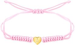 Dainty Gold Heart Love Charm Initia