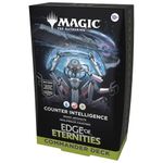 Magic: The Gathering Edge of Eternities Commander Deck - Counter Intelligence (100-Card Deck, 2-Card Collector Booster Sample Pack + Accessories)