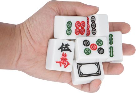 Nisorpa Mahjong Set – 40x30mm Tiles, Classic Game Set