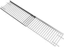 GFTIME 50 cm to 82 cm Universal Warming Rack, Adjustable for Enders Kansas II Pro, Burnhard, Rösle Videro, Nexgrill, Dynaglo, Monument 4/5 Burner Grill, Stainless Steel Replacement Part Warming Rack