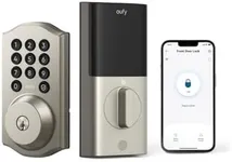 eufy Smart Lock C30, Keyless Entry Door Lock, Built-in WiFi Deadbolt, Smart Door Lock for Front Door, No Bridge Required, Easy Installation, App Remote Control, Auto Lock, Traditional, Nickel