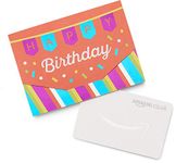 Amazon.co.uk Gift Card in a Happy Birthday Mini Envelopes