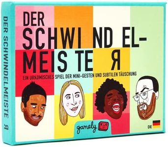 Gamely Der Schwindelmeister: Das witzige Partyspiel mit Mini-Gesten & Bluff – im Taschenformat. Perfekt für Erwachsene, Teenies & Familien! (erste Ausgabe)
