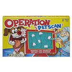 Hasbro Gaming Operation Pet Scan Board Game For 2 Or More Players, Kids Ages 6 and Up, with Silly Sounds, Remove The Objects Or Get The Buzzer Multicolor