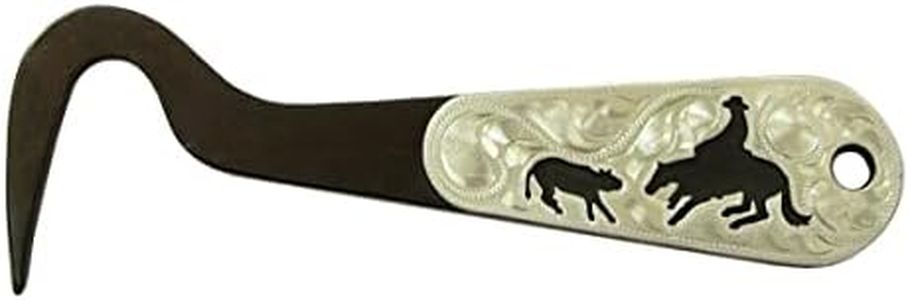 AJ Tack Antique Brown Hoof Pick Cowboy Cutting