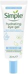Simple Water Boost Hydrating Eye Gel cruelty-free and vegan for the deep & long-lasting hydration of screen-stressed and tired eyes 25 ml