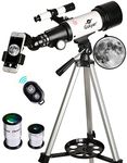 Gskyer Telescope, 70 mm aperture 400 AZ-mount astronomical refraction for children and beginners, travel telescope adults, D-70400