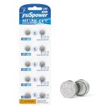 LR41 Batteries AG3 L736 392 384 192 L736f SR41 1.5V AG3/LR41 Battery Alkaline Button Coin Cell Watch Batteries for Thermometer Flashlight Tealights Remote Control 10pcs