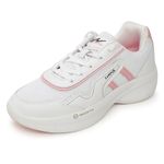 Campus Women's Hall WHT/L.Pink Walking Shoes - 7UK/India 22G-1187