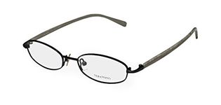 Vera Wang V137 For Ladies/Young Women/Girls Designer Full-Rim Shape Hand Made In Japan Hip Durable Eyeglasses/Eye Glasses (49-17-140, Black/Mink)