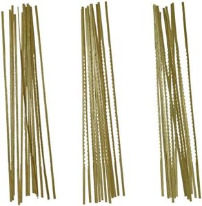 FOXBC 5 Inch Skip Tooth Scroll Saw Blade Plain End Set - 36 Pack