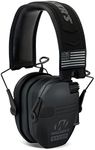 Walkers GWP-RSEMPAT Razor Slim Electronic Muff - Black Patriot