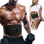 Silicone Ab Machine, 3 in 1 Abdominal Toning Patches 12 Modes 19 Strength Soft Silicone Muscle Training Fitness Sticker