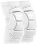 Mizuno MZO Elbow Pads, White, Small/Medium