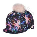 Elico Pony Fantasia Unicorn Sparkle Riding Skull Cap Hat Cover