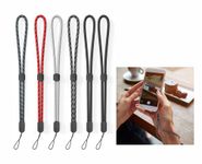 FEORA Multipurpose Adjustable Hand Wrist Strap Lanyard 5 Pieces Nylon Wristlet Straps, Compatible with Cellphone, Phone Cases, Keys, Cameras & USB Flash Drives Phone Strap Lanyard for Phone