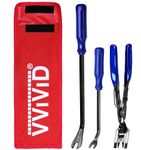 VViViD 3 Piece Clip Plier Set - Removal Tool Bundle for Automotive Door Panels, Dashboard Repairs and Fasteners