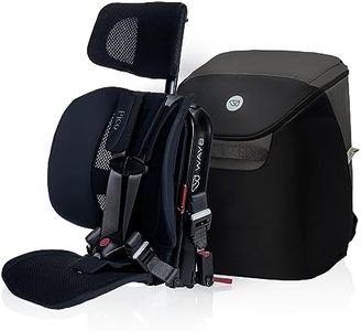 WAYB Pico Travel Car Seat with Premium Carrying Bag- Lightweight, Portable, Foldable - Perfect for Airplanes, Rideshares, and Road Trips - Forward Facing for Kids 22-50 lbs. and 30-45