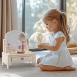 Navaris Kids Vanity Table - Makeup 