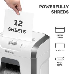 Fellowes Cross Cut Shredder – 12-Sheet Capacity