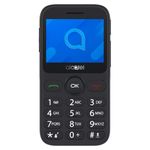 Alcatel 2020X Screen 2.4" Mobile Phone Easy Use, Large Keys, for Elderly People, Charger Dock, Camera, Bluetooth, Flashlight, SOS Button, Recorder, Silver [ES/PT Version] (Renewed)