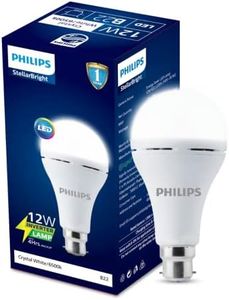Philips 12W Emergency Bulb | Rechargeable Emergency Bulb for Power Cuts | Backup : 4hrs, Cool Day Light,Pack of 1