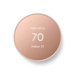 Google Nest Thermostat - Smart Thermostat for Home - Programmable Wifi Thermostat - Sand