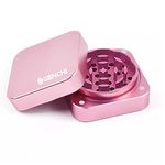 Genchi Herb Grinder Anodized Aluminum (2 Layer, Pink)