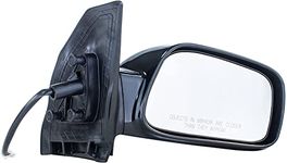 Passenger Side Mirror Compatible Toyota Corolla CE (2003 2004 2005 2006 2007 2008) Smooth Black Power Adjusting Non-Heated Non-Folding Outside Right Rear View Replacement Door Mirror - TO1321178