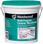 DAP 7079825192 Mp Ceramic Tile Adh Gal Raw Building Material, Gallon, Off- White, 128 Fl Oz