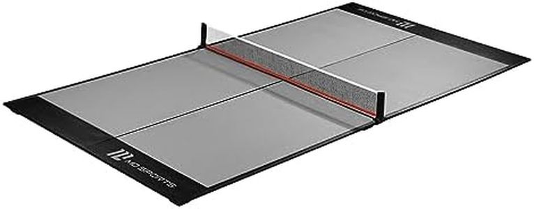 MD Sports 4-Piece Table Tennis Tabletop, Gray & Black (Midsize Conversion Top), 84'' (TT409Y19003)