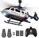 DEERC RC Helicopter,Military Rescue Remote Control Helicopter for Kids & Adults,Toys Helicopter with Altitude Hold, One Key take Off/Landing, LED Light, Low Battery Reminder, Gift for Boys Ages 8-12