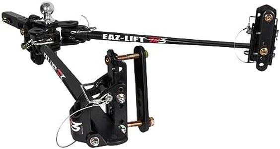 Camco Eaz-Lift TR3 800lb Weight Distribution Hitch Kit | Features 1,000lb Max Tongue Weight Rating, Pre-Installed 2-5/16-inch Hitch Ball, and Adjustable Sway Control | (48904)