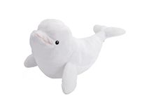 Wild Republic Ecokins, Beluga Whale, Stuffed Animal, 12 inches, Gift for Kids, Plush Toy, Made from Spun Recycled Water Bottles, Eco Friendly, Child’s Room Decor